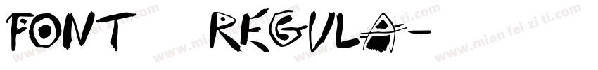 font346 Regula字体转换